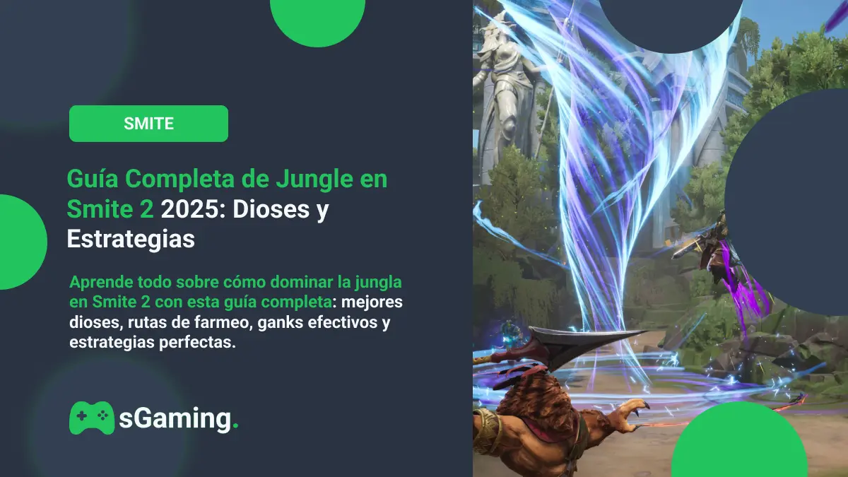 Imagen destacada del articulo Guía Completa de Jungle en Smite 2: Dioses y Estrategias