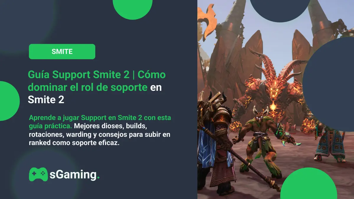 Imagen destacada del artículo Guía Support Smite 2 | Cómo dominar el rol de soporte