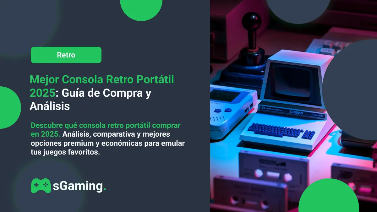 Imagen destacada del artículo Mejor Consola Retro Portátil 2025: Guía de Compra y Análisis