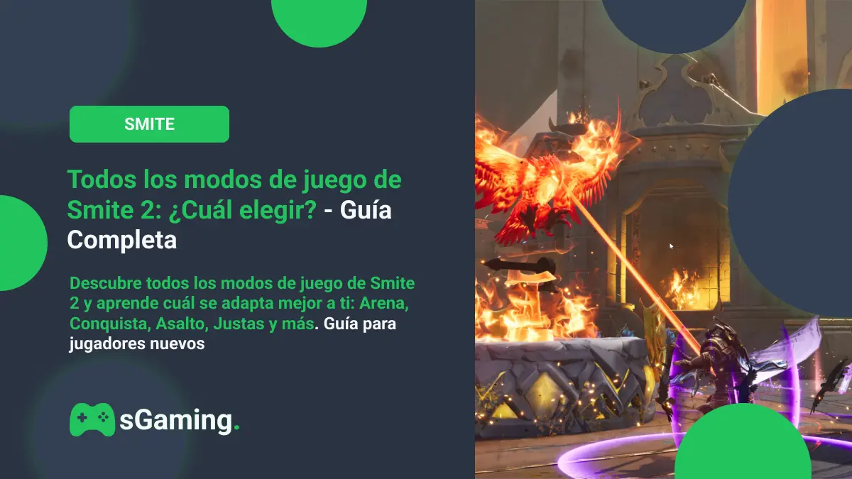 Imagen destacada del artículo Todos los modos de juego de Smite 2: ¿Cuál elegir?