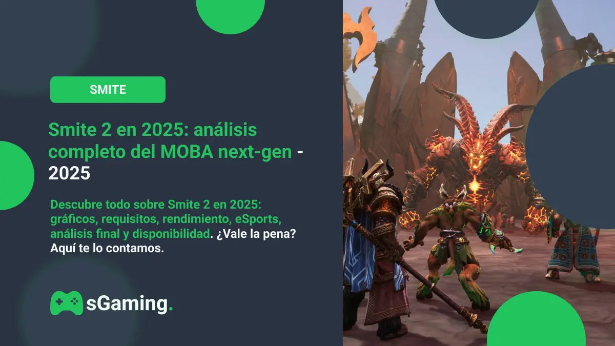 Imagen destacada del articulo Smite 2 en 2025: análisis completo del MOBA next-gen
