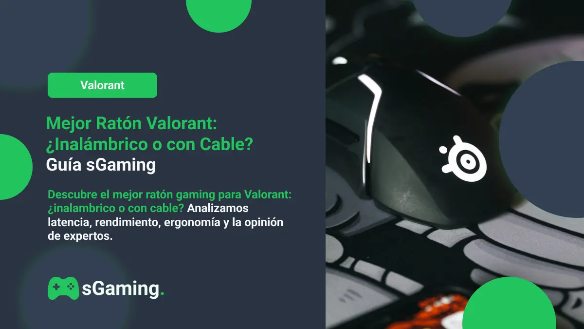 Imagen destacada del artículo Mejor Ratón Valorant: ¿Inalámbrico o con Cable? Guía 