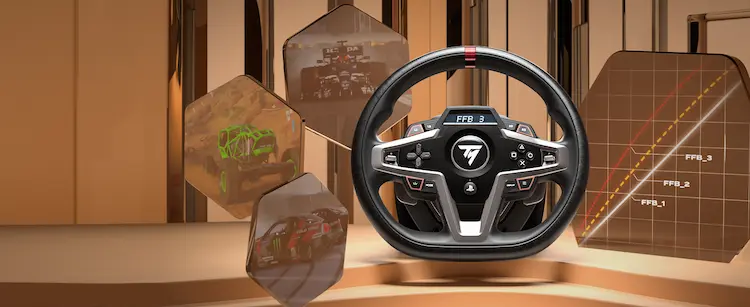 Imagen del Thrustmaster T248 Volante de Carreras con Retroalimentación de Fuerza y Pedales Magnéticos - PS5 / PS4 / PC