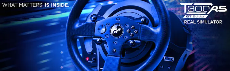 Imagen del Thrustmaster T300 RS GT Volante de Carreras con Retroalimentación de Fuerza - Licenciado oficialmente por Gran Turismo - Compatible con PS5 / PS4 / PC