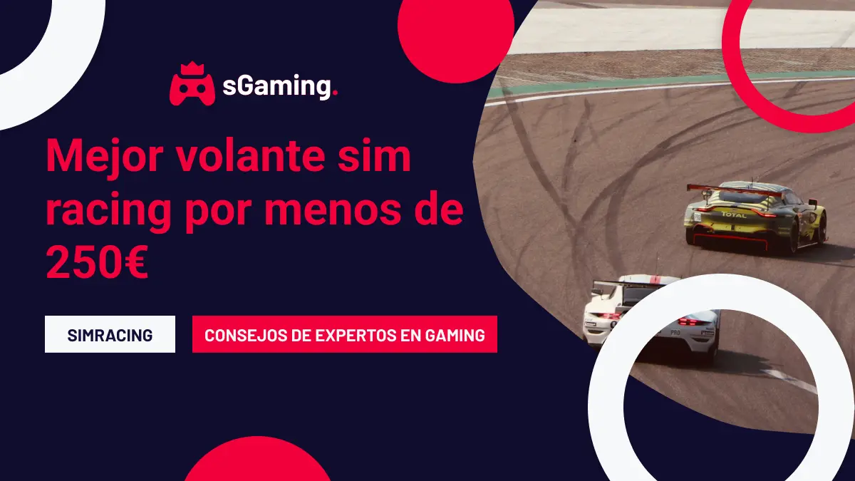 Imagen destacada del artículo Mejor volante sim racing por menos de 250€