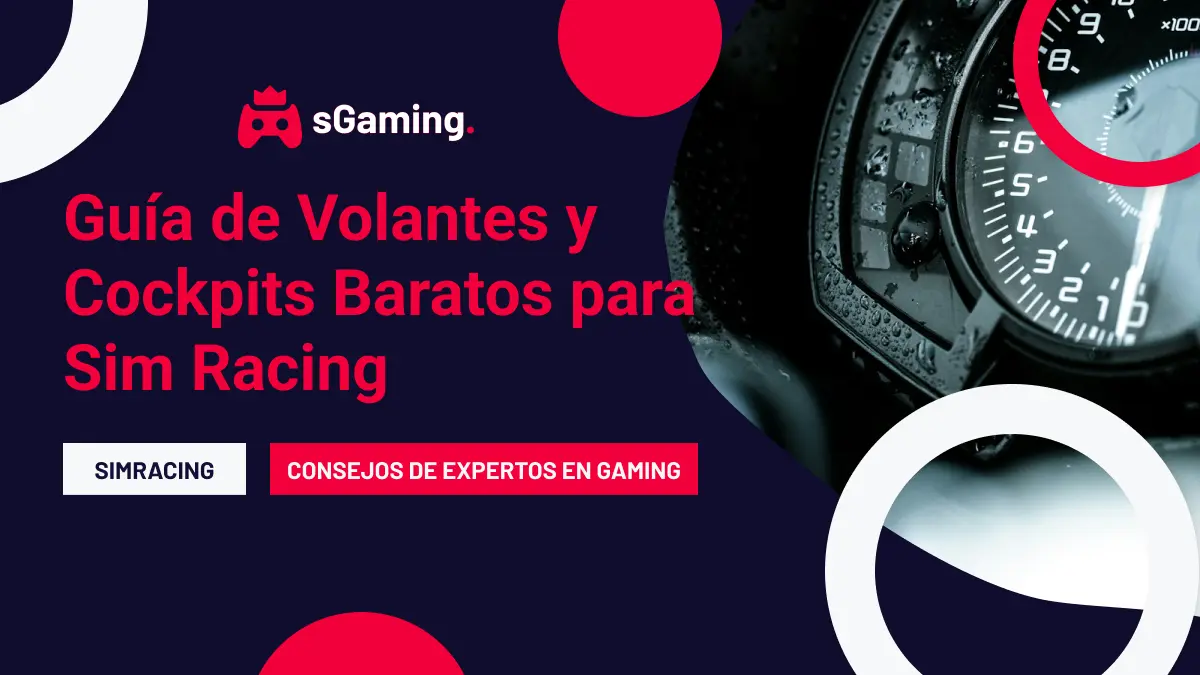Imagen destacada del artículo Guía de Volantes y Cockpits Baratos para Sim Racing